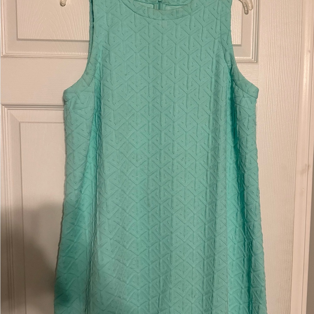 Crown & Ivy Aqua Sleeveless Dress